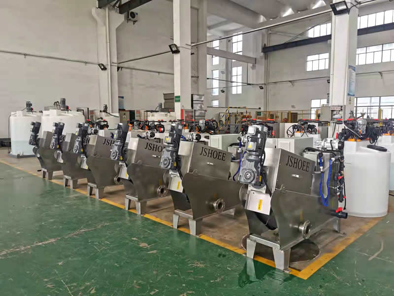 疊螺污泥脫水機遇到堵塞的解決方法